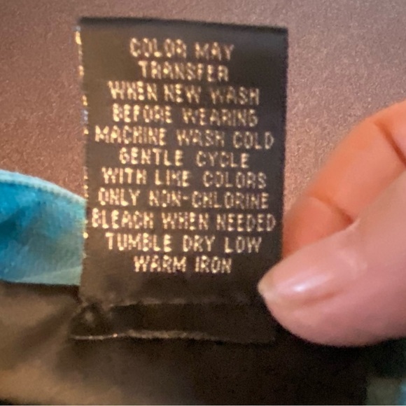 stretchy Style & Co Denim Jacket w/ Stand-Up Collar - Turquoise - Picture 4 of 8